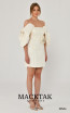 Alfa Beta B6451 White Side Dress