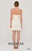 Alfa Beta B6463 White Back Dress