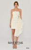 Alfa Beta B6463 White Front Dress