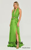 Alfa Beta B6474 Pistachio Green Side Dress
