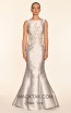 Alfa Beta E0183 Silver Front Dress