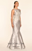 Alfa Beta E0183 Silver Mermaid Dress