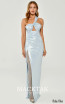 Alfa Beta B6153 Baby Blue Front Dress