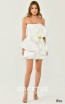 Alfa Beta B6275 White Front Dress 
