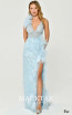 Alfa Beta B6301 Blue Front Dress