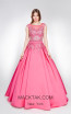 Alma Couture AC1003 Fuchsia Front Evening Dress