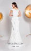 Alma Couture AC1031 Ivory Back Evening Dress