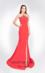 Alma Couture AC1032 Fuchsia Front Evening Dress