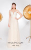 Alma Couture AC1033 Ivory Front Evening Dress