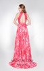 Alma Couture AC1036 Fuchsia Back Evening Dress