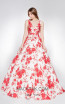 Alma Couture AC1043 Red Front Evening Dress
