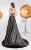 Alma Couture AC1059 Black Back Evening Dress