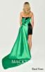 Alphonsine Black Green Back Dress