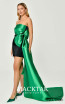 Alphonsine Black Green Dress