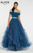 Alyce Paris 1295 Front Peacock Dress