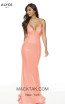 Alyce Paris 1387 Hyper Pink Front Dress