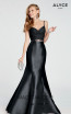 Alyce Paris 1408 Black Front Dress