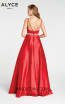 Alyce Paris 1423 Red Back Dress