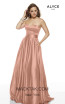 Alyce Paris 1427 Rose Taupe Front Dress