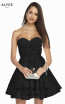Alyce Paris 1446 Black Front Dress