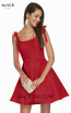 Alyce Paris 1450 Red Front Dress