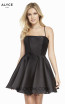 Alyce Paris 1455 Black Front Dress