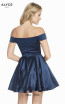 Alyce Paris 1462 Blue Opal Back Dress