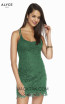 Alyce Paris 1473 Emerald Front Dress