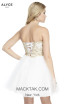 Alyce Paris 1486 Diamond White Back Dress
