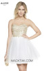Alyce Paris 1486 Diamond White Gold Front Dress