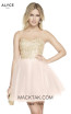 Alyce Paris 1486 French Pink Front Dress