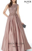 Alyce Paris 27010 Rose Taupe Front Dress
