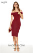 Alyce Paris 27347 Burgundy Front Dress