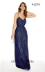 Alyce Paris 27357 Navy Front Dress