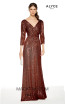 Alyce Paris 27358 Wine Front Dress