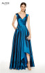 Alyce Paris 27376 Blue Coral Front Dress