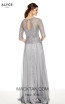 Alyce Paris 27386 Silver Back Dress
