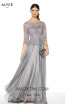 Alyce Paris 27386 Silver Front Dress