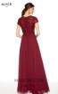 Alyce Paris 27389 Burgundy Back Dress