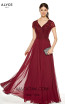 Alyce Paris 27389 Burgundy Front Dress