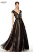 Alyce Paris 27398 Black Rose Water Front Dress