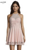 Alyce Paris 3717 Blush Front Dress