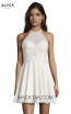 Alyce Paris 3717 Diamond White Front Dress