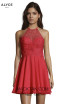 Alyce Paris 3717 Red Front Dress