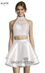 Alyce Paris 3735 Diamond White Front Dress