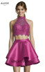 Alyce Paris 3735 Raspberry Front Dress