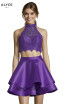 Alyce Paris 3735 Ultra Violet Front Dress