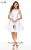 Alyce Paris 3925 Diamond White Front Dress