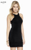 Alyce Paris 4092 Black Front Dress