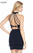 Alyce Paris 4128 Midnight Back Dress
